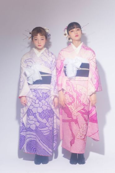 レースをアクセントに使った前撮りフォト